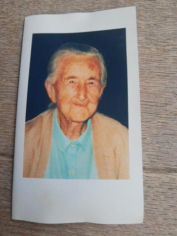 Bp 102 ans : Zingem 1893-1995, Bertha Vermeulen, Enlèvement ou Envoi