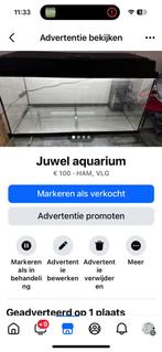 Aquarium juwel, Ophalen, Zo goed als nieuw