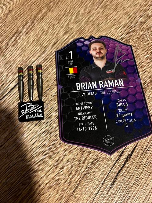 Brian raman pijlen 22gr perfect nine, Sport en Fitness, Darts, Nieuw, Pijlen, Ophalen