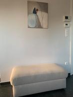 Beige poef, Huis en Inrichting, Ophalen, Zo goed als nieuw