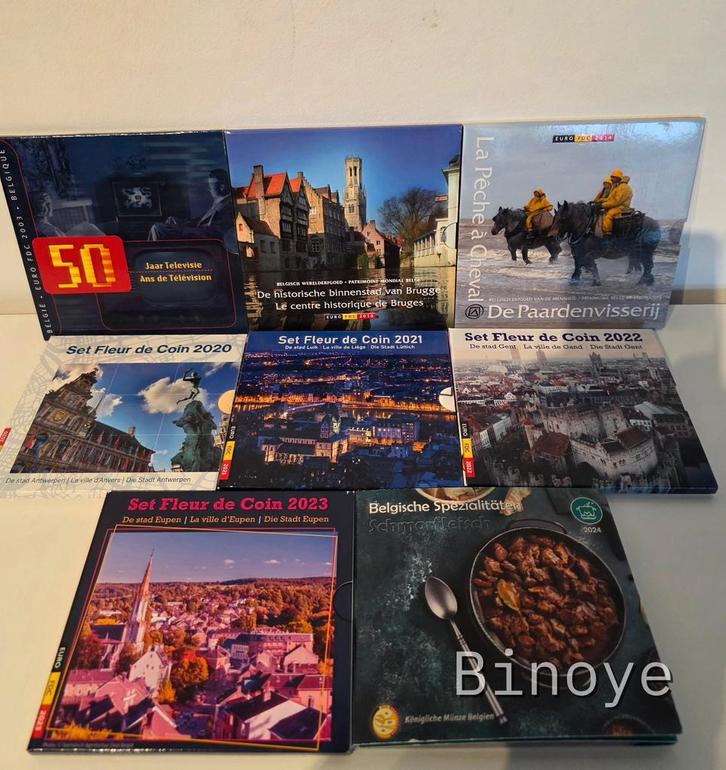 Séries euro FDC Belgique – 2003 à 2024 – Officielles –, Timbres & Monnaies, Monnaies | Europe | Monnaies euro, Série, Belgique