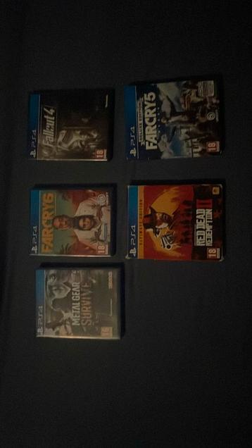 Ps 4 spelletjes goede staat beschikbaar voor biedingen