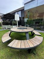 Extremis Pantagruel Picnic tuintafel picknicktafel tafel, Tuin en Terras, Tuintafels, Ophalen, Gebruikt, Rond, Aluminium