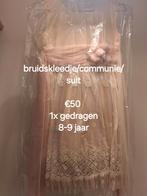 Communiekleedje CKS Set 8-9 jaar, Kinderen en Baby's, Kinderkleding | Maat 128, Ophalen, Zo goed als nieuw