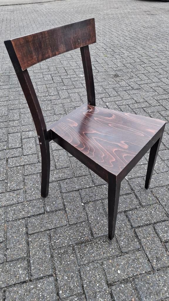 25 plywood horeca cafe bistro SATELLIET bruin hout stapel!, Antiek en Kunst, Antiek | Meubels | Stoelen en Sofa's, Ophalen of Verzenden