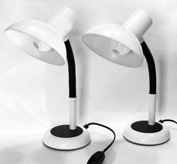 RARE Paire de lampes de bureau vintage 1970, Antiek en Kunst, Antiek | Verlichting, Ophalen