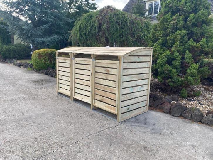Nieuwe Stevige Containerbergingen, Tuin en Terras, Bergingen en Tuinkasten, Nieuw, Containerberging, Hout, Ophalen of Verzenden