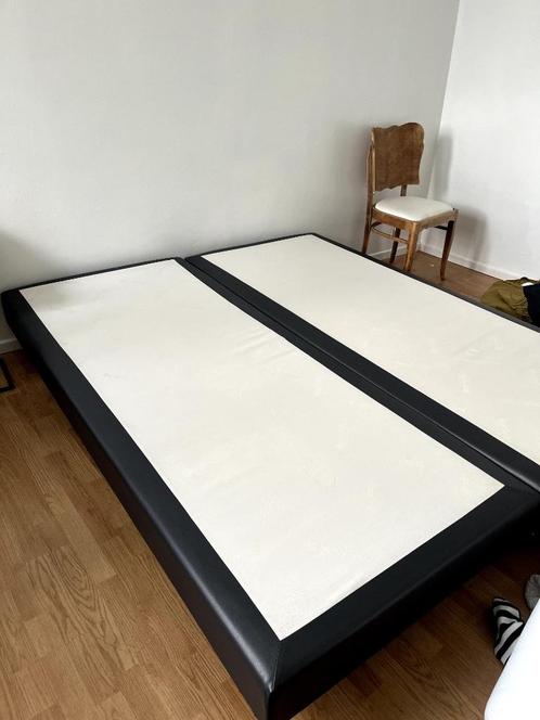 Boxspring bij TROC, Huis en Inrichting, Slaapkamer | Boxsprings, Zo goed als nieuw, 90 cm, 210 cm, Tweepersoons, Overige kleuren