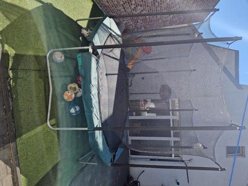 trampoline, Kinderen en Baby's, Speelgoed | Buiten | Trampolines, Zo goed als nieuw, Ophalen