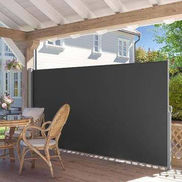 Brise vue / Paravent enroulable 160X450cm + ancres + Pied, Enlèvement, Utilisé, 200 cm ou plus, 150 à 200 cm