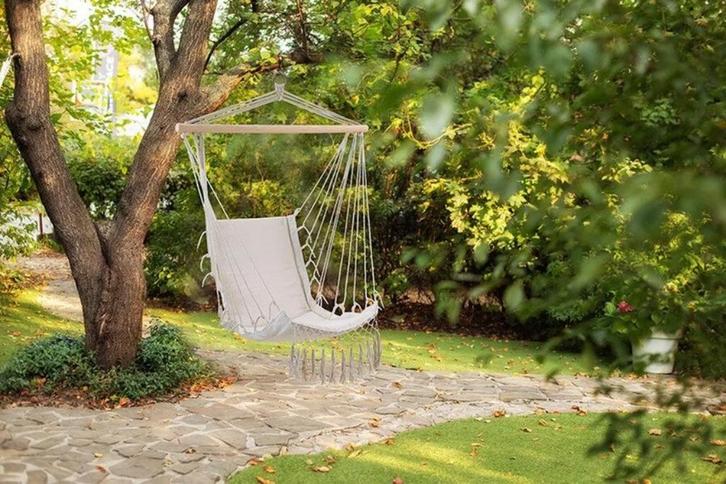 Chaise suspendue pour intérieur ou extérieur, Tuin en Terras, Hangmatten, Nieuw, Eenpersoons, Binnen, Buiten, Ophalen of Verzenden