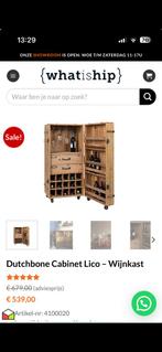 Wijnkast verschuifbaar op wieltjes, Huis en Inrichting, Woonaccessoires | Wijnrekken, Ophalen, Zo goed als nieuw