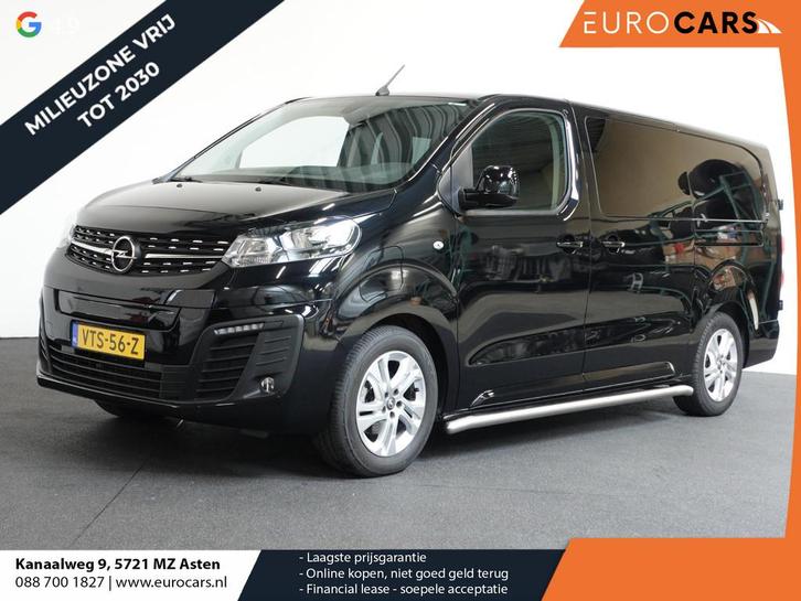 Opel Vivaro-e L3 75 kWh 6-Persoons Dubbele Cabine Lang Autom, Auto's, Bestelwagens en Lichte vracht, Bedrijf, Te koop, ABS, Airbags