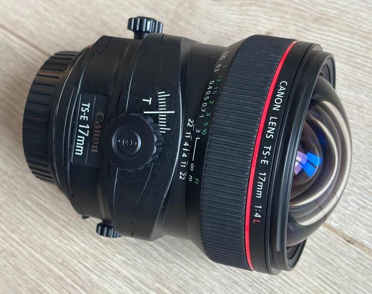 Canon TS-E 17mm f/4 L Tilt-Shift Lens, Audio, Tv en Foto, Foto | Lenzen en Objectieven, Zo goed als nieuw, Overige typen, Ophalen of Verzenden
