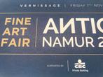Antica Namur 2 personen vernissage of andere dagen, Tickets en Kaartjes, Beurzen