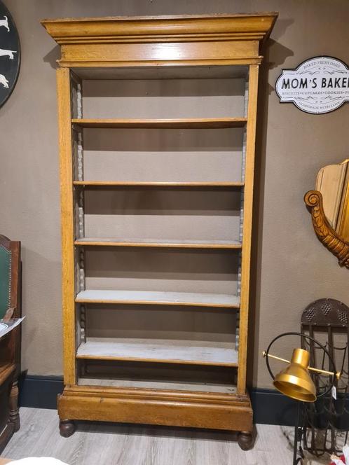 Speciale extra smalle kast open rek boekenkast, Antiek en Kunst, Antiek | Meubels | Kasten, Ophalen