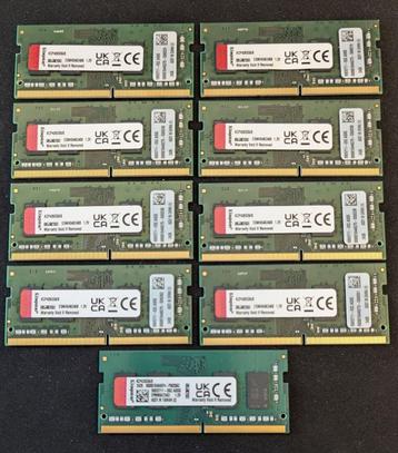 Verschillende latjes 8GB DDR4 Sodimm ( samen of apart ) beschikbaar voor biedingen