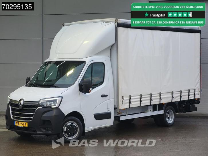 Renault Master 165PK 1000KG Laadklep Schuifzeilen Dubbelluch, Auto's, Bestelwagens en Lichte vracht, Bedrijf, Te koop, Airconditioning