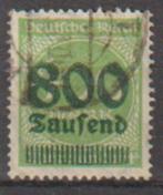 Duitse Rijk 1923 nr 306, Postzegels en Munten, Verzenden, Duitse Keizerrijk, Gestempeld