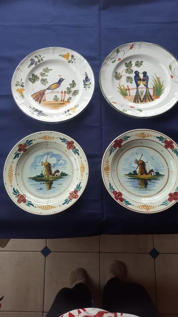 4 Handgeschilderde borden nieuwe prijs!!! beschikbaar voor biedingen