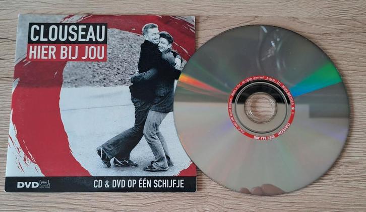 Clouseau - Hier Bij Jou CD + DVD, Cd's en Dvd's, Cd Singles, Zo goed als nieuw, Nederlandstalig, 1 single, Maxi-single, Ophalen of Verzenden
