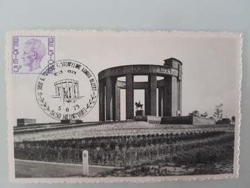 Postkaart Nieuwpoort West-Vlaanderen Postzegel FDC Albert I beschikbaar voor biedingen