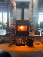 Cardoen vuur van 13 KW met grote warmtewisselaar., Huis en Inrichting, Kachels, Ophalen, Gebruikt, Houtkachel, Vrijstaand