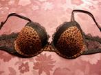 (34) -soutien gorge femme t.90b noir rose, Ophalen of Verzenden, Zwart, BH