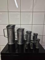 Tinnen Potten - Set 7 Stuks, Antiek en Kunst, Ophalen