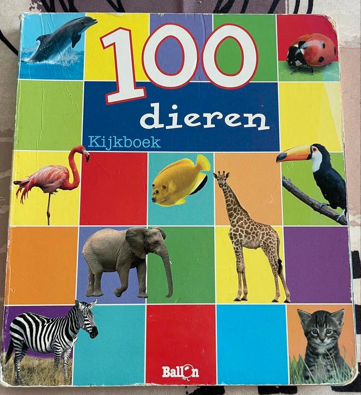100 dieren kijkboek van Ballon, Boeken, Kinderboeken | Baby's en Peuters, Gelezen, Ophalen of Verzenden