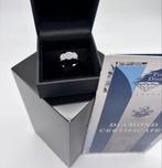 18 karaat wit gouden ring 750 gestempeld met diamanten, Antiek en Kunst, Antiek | Zilver en Goud, Ophalen, Goud