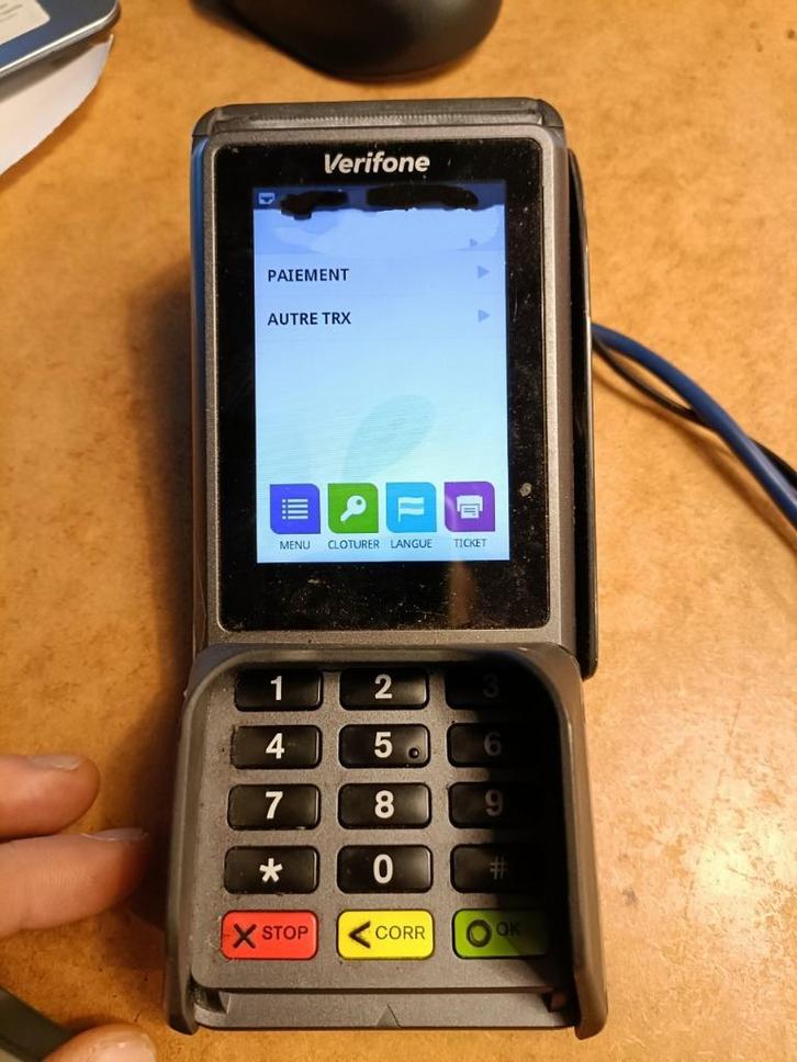 Terminal bancaire Android - Verifone V400C Plus, Articles professionnels, Aménagement de Bureau & Magasin | Caisses & Systèmes de paiement