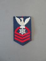 Patch US Navy Onderofficier marine, Verzamelen, Militaria | Algemeen, Verzenden, Marine, Embleem of Badge