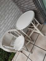 Rotan zeteltje, tafeltje, rek, en onderkant kastje van hoog, Ophalen of Verzenden, Rotan