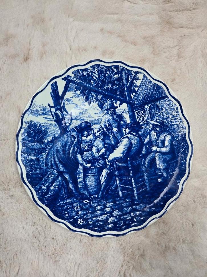 Vintage porseleine schaal van Boch, Antiek en Kunst, Antiek | Wandborden en Tegels, Ophalen of Verzenden