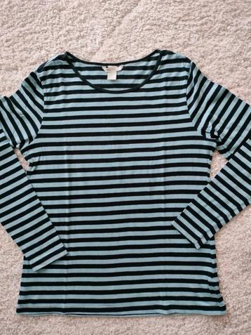 Grote T-shirt met lange mouwen H&M Large, stretcht heel goed beschikbaar voor biedingen