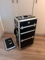 Veronica Aluminium trolley 3 in 1 zwart, Handtassen en Accessoires, Koffers, Ophalen