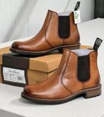 Frank James Loddington Leather Chelsea Boot Tan Laarzen 41, Kleding | Heren, Schoenen, Bruin, Boots, Nieuw, Ophalen of Verzenden