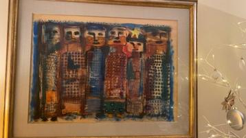 Peinture huile s/ toile dédicacée signée Jean Oosterlynck beschikbaar voor biedingen