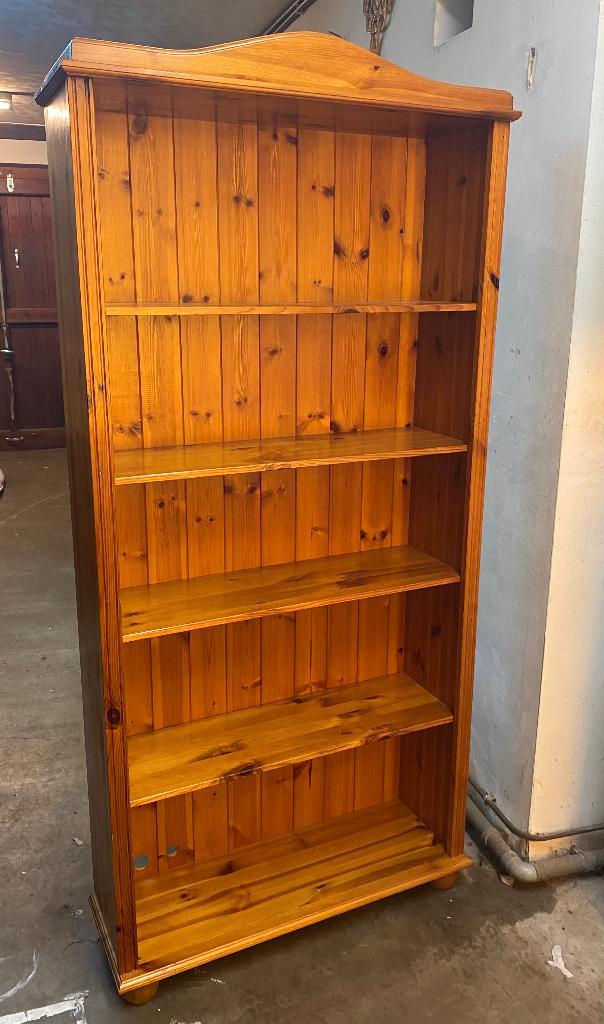 Grenen boekenkast / wandkast – 186 x 86 x 26 cm, Maison & Meubles, Armoires | Bibliothèques, Comme neuf, 50 à 100 cm, 150 à 200 cm