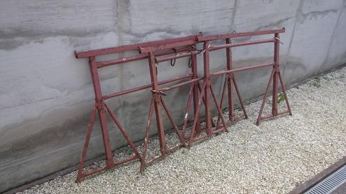 Schragen werkhoogte van ca. 90 cm tot ca. 180 cm te koop, Bricolage & Construction, Échafaudages, Comme neuf, Échafaudage de façade