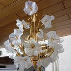 prachtige luster iriserend murano glas, Ophalen of Verzenden, Glas