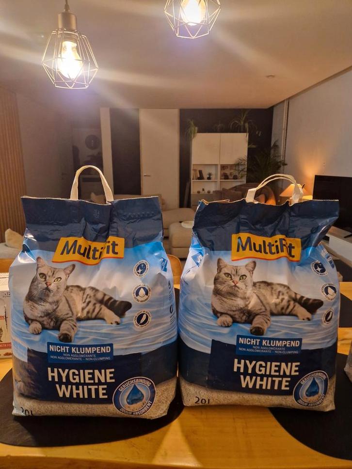 40 liter Multifit kattenbakkorrels, Dieren en Toebehoren, Kattenbakken, Ophalen