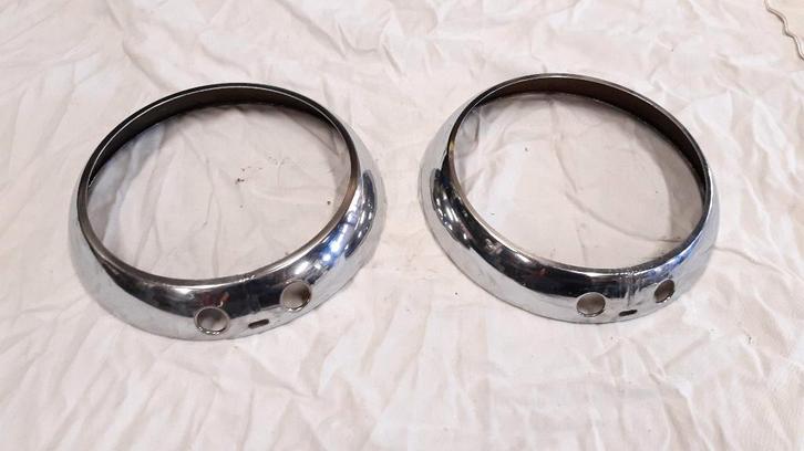 Koplampring Chrome CIBIE, Klassieke Mini Special, Auto-onderdelen, Verlichting, Mini, Rover, Austin, Gebruikt, Ophalen