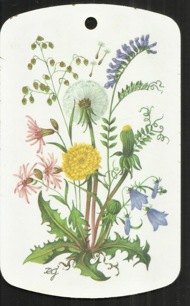 WILDE BLOEMEN VINTAGE RG RICOLOR MELAMIME SNIJPLANKJES, Ophalen, Gebruikt