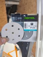 Festool schuurpapier P120 dia 90mm, Ophalen of Verzenden, Zo goed als nieuw