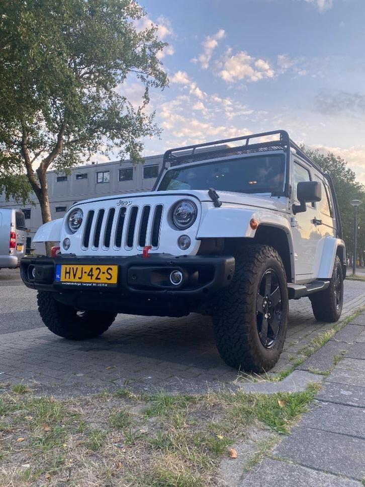 Jeep Wrangler 2018 in zeer goede staat, Auto's, Jeep, Particulier, Wrangler, 4x4, Achteruitrijcamera, Airbags, Airconditioning