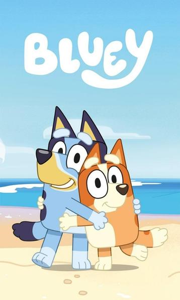 Bluey Fleece Deken - Bluey en Bingo beschikbaar voor biedingen