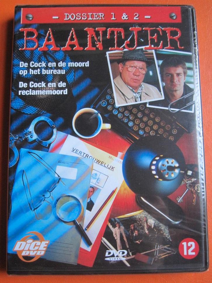 Baantjer - Dossier 1 & 2 (nieuw in de verpakking), Cd's en Dvd's, Dvd's | Tv en Series, Nieuw in verpakking, Thriller, Vanaf 12 jaar