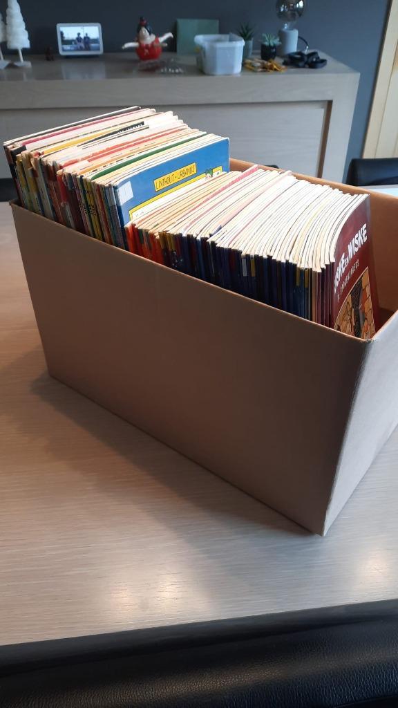 Doos met verschillende stripverhalen / strips, Boeken, Stripverhalen, Gelezen, Meerdere stripboeken, Ophalen